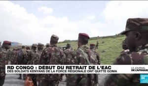 En RD Congo, un premier groupe de soldats kényans de la force régionale est africaine a quitté Goma