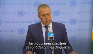 L'ambassadeur d'Israël à l'ONU dénonce des "crimes de guerre"