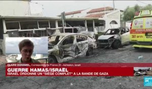 Guerre Hamas-Israël : Israël ordonne un "siège complet" de la bande de Gaza