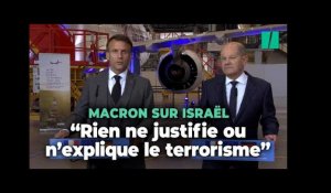 Attaques du Hamas contre Israël : Macron s’exprime depuis Hambourg