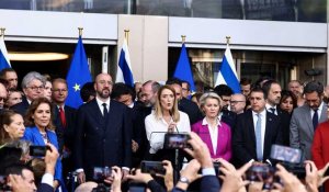 Les chefs de l'UE rendent hommage aux victimes en Israël