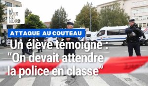 Arras : un lycéen de Gambetta témoigne sur l’attaque mortelle au couteau