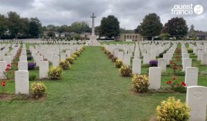 VIDEO. Les tout premiers soldats tués le 6 juin 1944 reposent au cimetière de Ranville