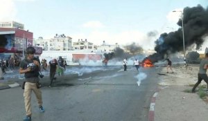 Cisjordanie: heurts avec les forces israéliennes lors de manifestations de soutien à Gaza