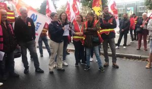 L’égalité hommes-femmes est l’une des revendications des manifestants à Lorient, ce vendredi 