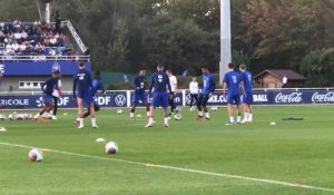 Bleus: Benjamin Pavard à l’entraînement de l’équipe de France