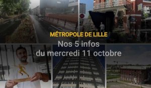 Métropole de Lille : nos 5 infos du mercredi 11 octobre