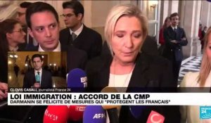 Projet de loi immigration : le RN votera pour, annonce Marine Le Pen qui revendique une "victoire idéologique"