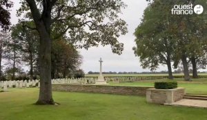VIDÉO. Le cimetière militaire de Fontenay-le-Pesnel abrite 521 stèles  