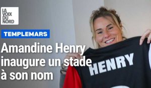 La footballeuse Amandine Henry inaugure un stade à  son nom à Templemars