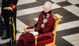 Dernier cortège officiel de la reine Margrethe II du Danemark