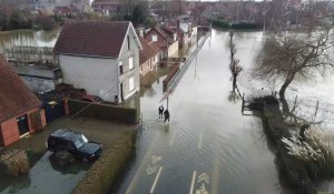 Les inondations à Saint Venant vue par drone