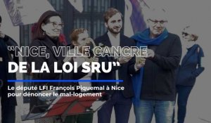 "Nice, ville cancre de la loi SRU" : le député François Piquemal dénonce le mal-logement à Nice et présente son projet de loi
