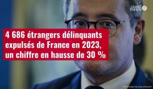 VIDÉO. 4 686 étrangers délinquants expulsés de France en 2023, un chiffre en hausse de 30 %