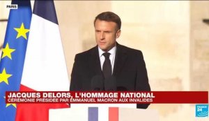 REPLAY - Emmanuel Macron rend hommage à Jacques Delors