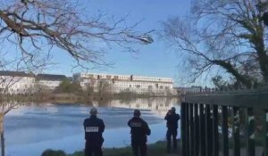 VIDÉO. Disparition d'une femme à Vannes : un hélicoptère de la gendarmerie survole l'étang au Duc 