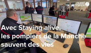 VIDÉO. Avec l'appli Staying alive, les pompiers de la Manche peuvent sauver des vies