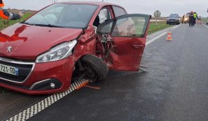 Mondicourt : elle s’endort au volant sur la RN 25 et percute un camion