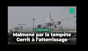Les rafales de la tempête Gerrit font rebondir un avion qui essaie d’atterrir à Londres