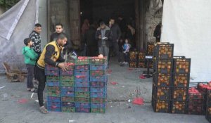 Des fruits entrent dans la bande de Gaza pour la première fois depuis le début des combats