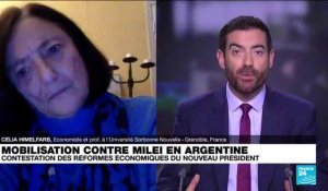 Mobilisation contre Milei en Argentine : "Il va plus vite que ce qu'on pensait, et surtout plus loin"