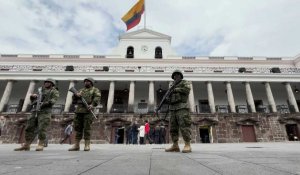 État d'urgence en Équateur : l'armée patrouille autour du palais présidentiel