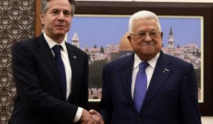 Guerre Israël-Hamas : Mahmoud Abbas reçoit Antony Blinken à Ramallah