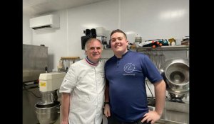 Le Meilleur ouvrier de France en pâtisserie Stéphane Glacier, rend visite à son ancien élève, le Calaisien Maxime Gavois