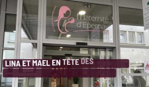 Palmarès des prénoms 2023 à la maternité d'Epernay 