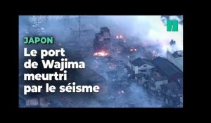 Après le séisme au Japon, des images de désolation au port de Wajima
