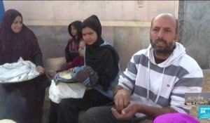 Des Gazaouis déplacés à Rafah souhaitent que le conflit se termine pour la nouvelle année