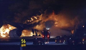 Japon : une collision entre deux avions à l'aéroport de Tokyo-Haneda fait cinq morts