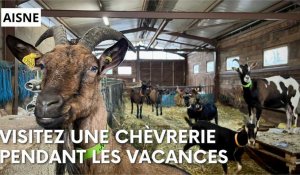 Des visites pédagogiques à la chèvrerie de Bruyères-et-Montbérault