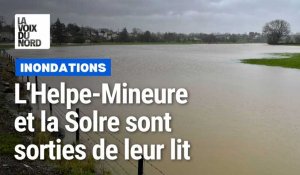 Les premières inondations touchent l’Avesnois, ce mardi