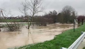 Au sud de Boulogne-sur-Mer, des villages cernés par les inondations ce mercredi 3 janvier 2024