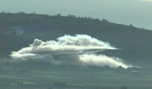 Des projectiles incendiaires israéliens tombent sur le sud du Liban