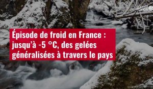 VIDÉO. Épisode de froid en France : jusqu’à -5 °C, des gelées généralisées à travers le pays