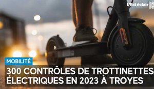 300 contrôles de trottinettes l’an dernier à Troyes