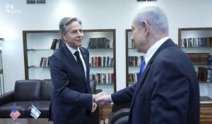 Antony Blinken rencontre Benjamin Netanyahu à Tel Aviv