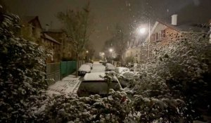 La neige tombe en Ile-de-France
