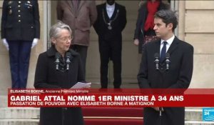 REPLAY - La passation de pouvoir entre Elisabeth Borne et Gabriel Attal à Matignon