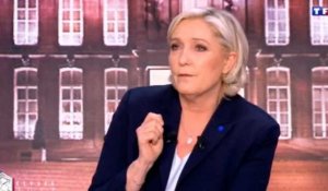 Marine Le Pen parle d'Emmanuel Macron et son "ami islamiste" au JT de TF1 (vidéo)
