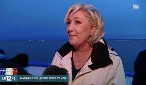 Marine Le Pen sur un bateau au Grau du Roi ! - ZAPPING ACTU DU 27/04/2017