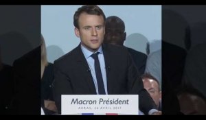 Emmanuel Macron s'emporte contre Marine Le Pen et le FN, son envolée lyrique en vidéo
