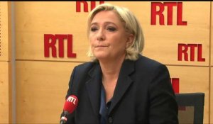 Le Pen ne se sent "pas du tout" visée par la plainte de Macron