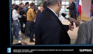 Emmanuel Macron : Brigitte Macron n'aurait jamais pensé que son mari soit un homme politique (vidéo)