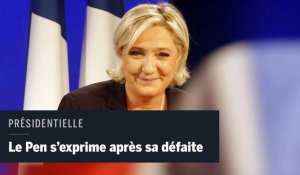 Présidentielle 2017 : battue, Marine Le Pen annonce "une transformation profonde" du FN en vue des législatives