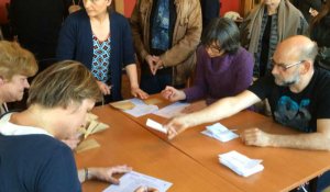 Le dépouillement à la mairie de Saint-Lô