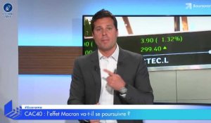 "Le meilleur de l'effet Macron en Bourse reste à venir !" selon Jean-Charles Mériaux (DNCA Finance)