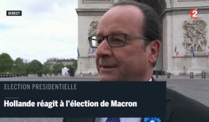 Macron a-t-il trahi Hollande ? « Non, il a fait ce qu'il pensait devoir faire » dit le président de la République